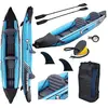 Image de ZRAY Roatan Kayak de randonnée 2 personnes avec 2 pagaies 376 x 77cm