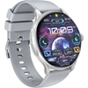 Image de XO, montre intelligente de suivi de la santé et du sport avec écran AMOLED IP68, argent