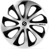 Image de Sparco 4 Enjoliveurs 14 Pouces Sicilia Argent Et Noir