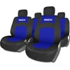 Image de SPARCO 402 Housses de protection pour sièges, lot de housses avant et arrière, universelles, en polyester, bleu/noir