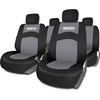 Image de SPARCO 402 Housses de protection pour sièges, lot de housses avant et arrière, universelles, en polyester, noir/gris