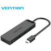 Image de Hub USB C Vention 4 Ports - Haute Vitesse 5 Gbps - Compatible OTG - Large Compatibilité - Couleur N - Neuf