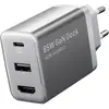 Image de Adaptateur USB-C Vention vers USB-A + HDMI avec chargeur 65W (Gris) #6POURCENT