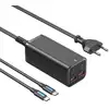 Image de Chargeur mural Vention FBSBG-EU/ 2xUSB Type-C + câble USB Type-C/ 2xUSB/ 100W