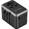 Image de Vention FJFB0 GaN 2xUSB-C 2xUSB-A Universal Travel Adapter 65W (black)