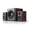 Image de Edifier S350DB set d'enceintes 150 W Universel Noir, Bois 2.1 canaux 80 W Bluetooth - Neuf