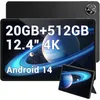 Image de DOOGEE T30 Max (Tablette 4G - 12.4'', 512 Go, 8 Go RAM - 10 800 mAh) Noir en occasion ou reconditionné