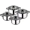 Image de Ensemble de casseroles San Ignacio Hita, 8 pièces, couleur argent. Argent, taille unique