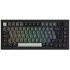 Image de AKKO 5075B Plus VIA ISO Clavier mécanique RGB Hot-Swap Bluetooth 5.0 2.4G sans fil (Noir, Akko V3 Lavendar Purple tactil switch)
