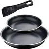 Image de Set 2 Poêles Click & Cook Bergner Poêles Antiadhésives Avec Manche Amovible - Bergner