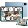 Image de Tablette Blackview Tab 60 WiFi, 10,1 pouces, Android 14, 60Hz, 800x1280, WIFI6, 12 Go de RAM (4 Go + 8 Go extensibles), 128 Go de ROM, Bluetooth, Bleu