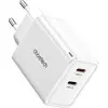Image de Choetech PD6013, GaN, 2x USB-C, PD65W network charger (white)