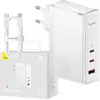 Image de Baseus Gan5 Pro 2Xusb-C + Chargeur Usb, 140W (Blanc)