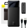 Image de Baseus Bipow Banque d'énergie à charge rapide 20000mAh 15W noir (Overseas Edition) + câble USB-A - Micro USB 0,25m noir (PPBD050101)