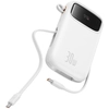 Image de Baseus QPow2 Lithium Polymère (LiPo) 10000 mAh Blanc - Neuf