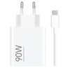 Image de Chargeur mural universel Xiaomi HyperCharge 90 W GaN - USB-A - Charge rapide - Blanc - Neuf