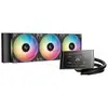 Image de DEEPCOOL LT360 VISION ARGB Refroidisseur CPU liquide 360 mm avec LCD 4,5 pouces, 3 ventilateurs 120 mm ARGB Noir - Neuf