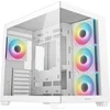 Image de DEEPCOOL boîtier CG530 4F ATX / 4x120mm ventilateurs ARGB / USB 3.0 / USB-C / panoramique / blanc