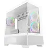 Image de DeepCool CG380 3F WH, Midi Tower, PC, Blanc, ITX, Micro ATX, ABS (acrylonitrile-butadiène-styrène), SGCC, Verre trempé, 17,6 cm