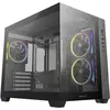 Image de DeepCool CG330 3F, tour, PC, noir, ITX, micro ATX, acrylonitrile butadiène styrène (ABS), SPCC, verre trempé, 16,4 cm