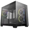 Image de Boîtier PC Gaming Micro-ATX DEEPCOOL CG330 3F Verre trempé, 3 ventilateurs ARGB, fenêtre panoramique Noir - Neuf