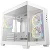 Image de DeepCool CG330 3F WH, tour, PC, blanc, ITX, micro ATX, acrylonitrile butadiène styrène (ABS), SPCC, verre trempé, 16,4 cm