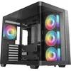 Image de DeepCool CG530U 4F, Tour, PC, Noir, ATX, ITX, Micro ATX, ABS (acrylonitrile butadiène styrène), SPCC, Verre trempé, 16 cm