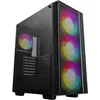 Image de Boitier Moyen Tour ATX DeepCool Matrexx 55 Mesh V4 C RGB avec panneau vitré (Noir) #1POURCENT