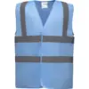 Image de Gilet de travail Retro bleu ciel XL