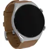 Image de Xiaomi Watch S1 - 46 mm - argent - montre intelligente avec sangle - cuir - marron