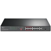 Image de TP-LINK Commutateur PoE 16 ports 10/100 Mbps + 2 ports Gigabit pour montage en rack avec 16 ports PoE+