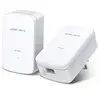 Image de Kit de démarrage Powerline Gigabit AV1000 (lot de 2) Vitesse 1000Mbps Powerline CPU Broadcom 1 port Gigabit Branché au mur HomePlug AV2 Couleur Blanc - Neuf