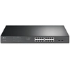 Image de TP-Link TL-SG1218MPE Géré L2 Gigabit Ethernet (10/100/1000) Connexion Ethernet, supportant l'alimentation via ce port (PoE) 1U Noir - Neuf