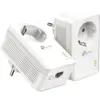 Image de Kit de 2 Adaptateurs CPL AV1000Mbps Prise gigogne + Port Ethernet Gigabit RJ45 Blanc TP-Link - Neuf