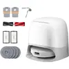 Image de Roborock Qrevo Curv 2 ProX White Robot aspirateur/balayeur avec station d'aspiration/de nettoyage incluse, QC2PX02-00