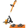 Image de Coupe-bordures sans fil LawnMaster 24 V, 2,0 Ah, avec batterie et chargeur, largeur de coupe de 25 cm, pour les grandes surfaces, coupe-bordures et coupe-bordures 2-en-1