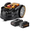 Image de Lawnmaster   Robot Tondeuse Autonome 24v Sans Fil   Surface D'Action 250m²   Largeur De Coupe 15.5cm   Pente Maximale 35%   Technologie De Navigation Avancée