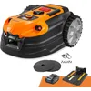 Image de Lawnmaster   Tondeuse Robotique Sans Fil 500 M²   Recharge Automatique   Évitement D'Obstacles   Zones Interdites   Hauteur De Coupe Réglable 20-80 Mm