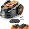 Image de Lawnmaster Ocumow® Robot Tondeuse Autonome Sans Câble Périphérique Jusqu'à 250 M², Navigation Visuelle, Tonte Systématique En Bandes Parallèles, Détection Automatique Des Obstacles, Drop & Mow