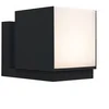 Image de Lampe de façade applique extérieure CUBA noir Lutec 5193803012