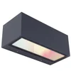 Image de LUTEC Gemini LED Applique murale extérieure double 2700-6500 K dimmable 13W RGB+CCT IP54 Anthracite