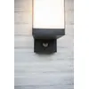 Image de Lutec LED Lampe d'extérieur Cuba Anthracite IP54 13W 1000lm Blanc chaud 3000K orientable Détecteur de mouvement