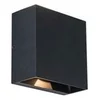 Image de LUTEC Gemini LED Applique murale d'extérieur 2x 3000 K 10W IP54 Noir mat