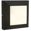 Image de LUTEC Helena LED Applique murale extérieure blanc chaud 4,5W IP54 noir mat