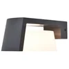 Image de Applique d'extérieur LED MOON grise 11,1 W, nuances de blanc, 1 000 lm, aluminium, dimensions : 9,6 x 21,7 x 21,7 cm, IP44, Lutec