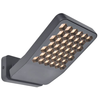 Image de Applique Murale Extérieure Led Orientable Atlantis Lutec Gris Foncé 3000k 13,7w Ip54
