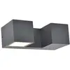 Image de Lampe murale design Fari, couleur gris