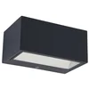 Image de Applique d'extérieur LED GEMINI anthracite 10 W, blanc chaud, 500 lm, aluminium, dimensions : 8,9 x 14 x 6,5 cm, IP54, Lutec