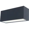 Image de Applique d'extérieur LED GEMINI anthracite et blanc 42 W, blanc neutre 3300 lm, aluminium, dimensions : 10,8 x 12 x 30 cm, IP54, Lutec