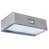 Image de Applique solaire LED LUTEC 2 flammes plastique résistant aux intempéries anthracite blanc froid 1W